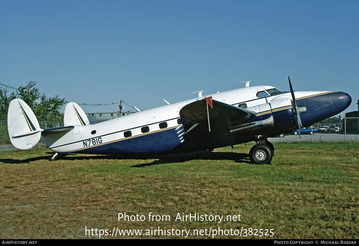 Aircraft Photo of N781G | Lockheed 18-56 Lodestar | AirHistory.net #382525