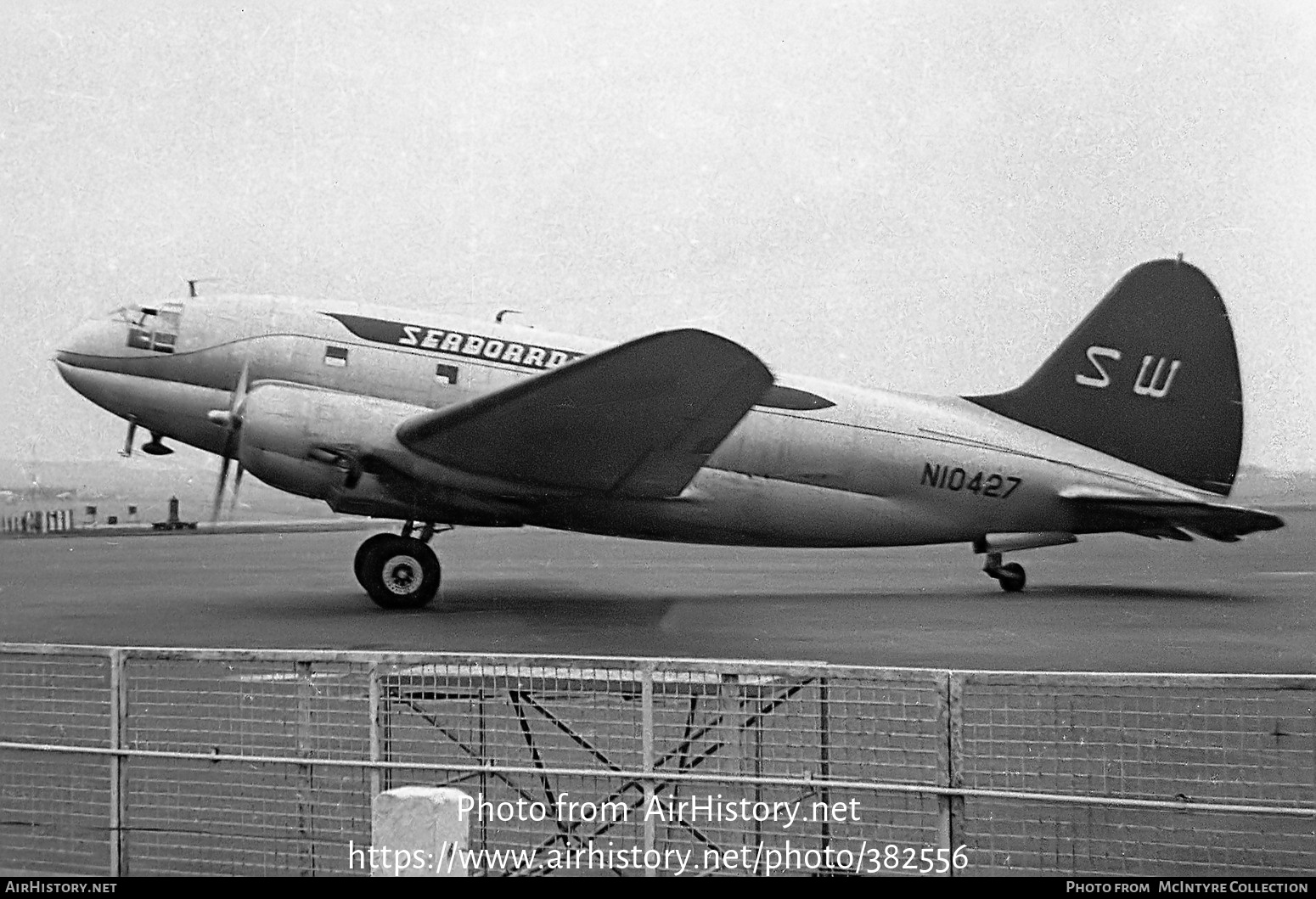 Aircraft Photo of N10427 | Curtiss C-46A Commando | Seaboard & Western Airlines | AirHistory.net #382556