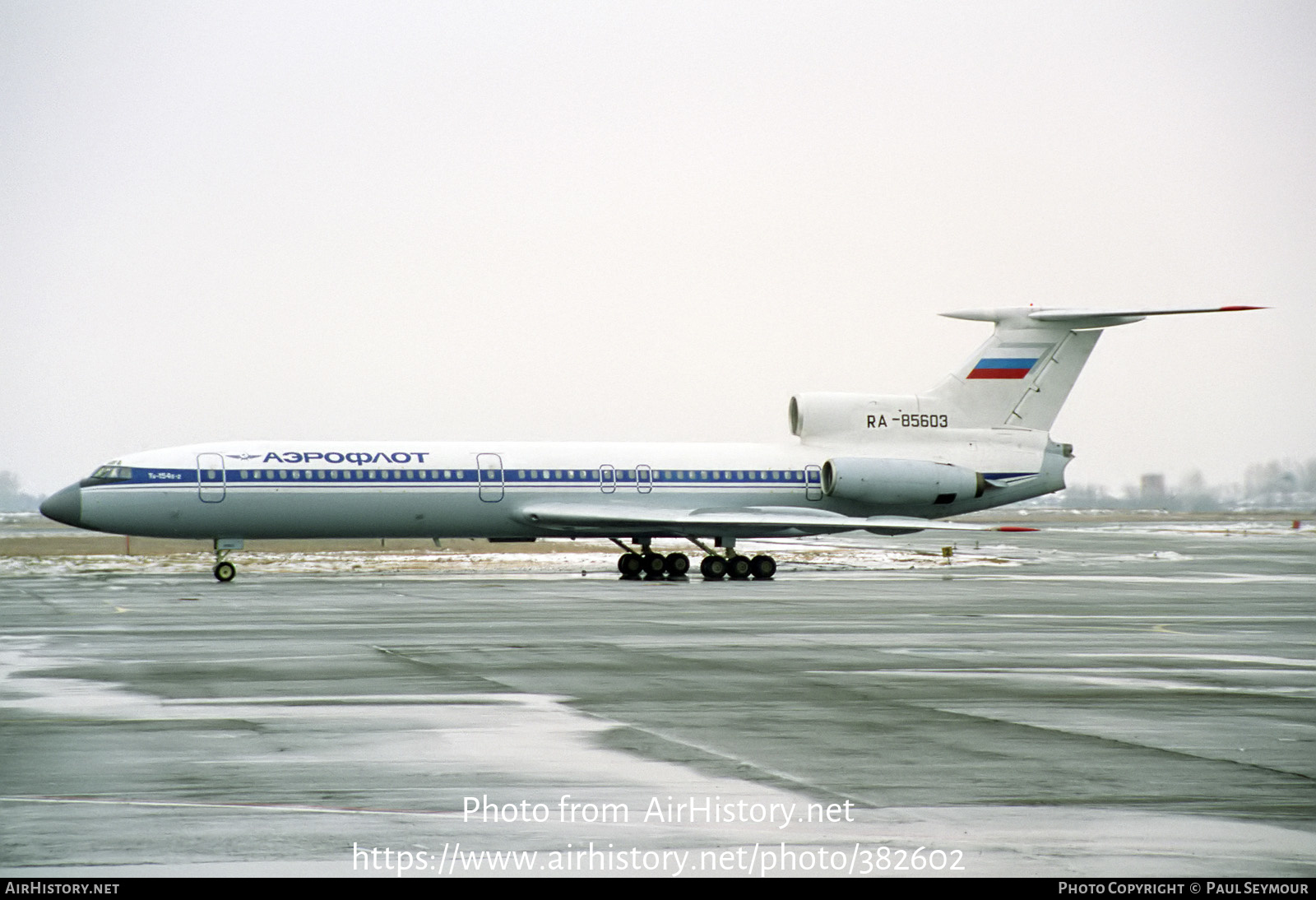 Aircraft Photo of RA-85603 | Tupolev Tu-154B-2 | Aeroflot | AirHistory.net #382602