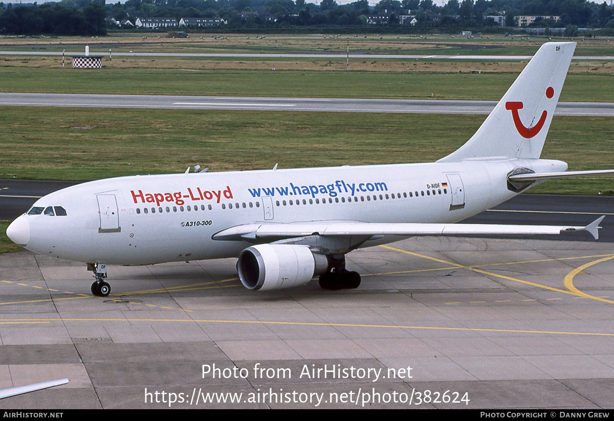 Aircraft Photo of D-AIDF | Airbus A310-304 | Hapag-Lloyd | AirHistory.net #382624