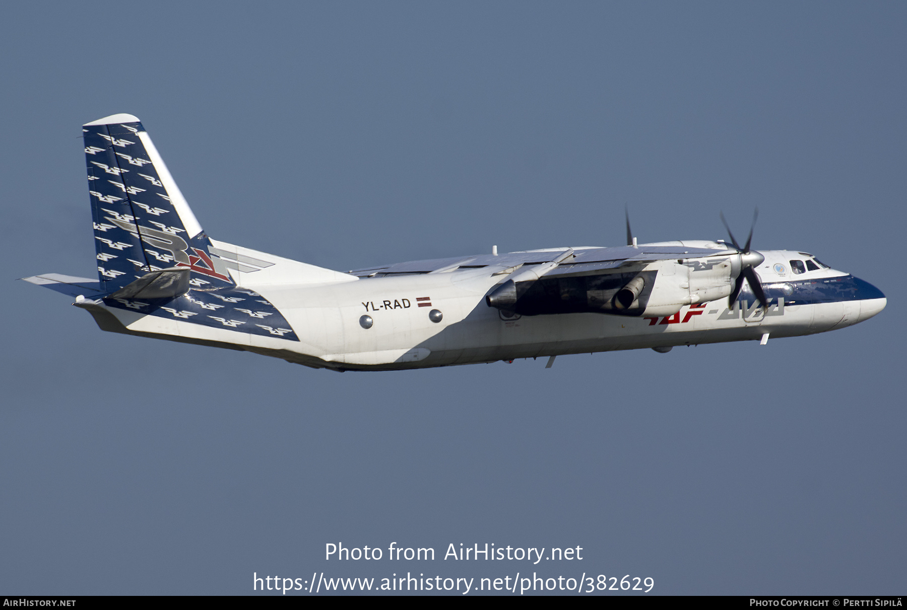 Aircraft Photo of YL-RAD | Antonov An-26B | RAF-Avia Airlines | AirHistory.net #382629