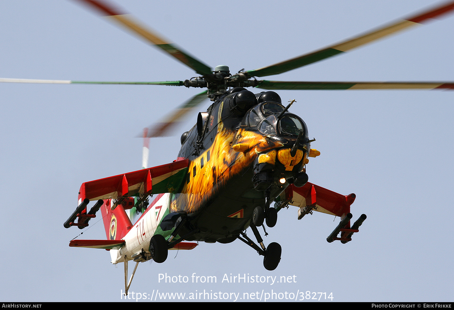 Aircraft Photo of 714 | Mil Mi-24V | Hungary - Air Force | AirHistory.net #382714