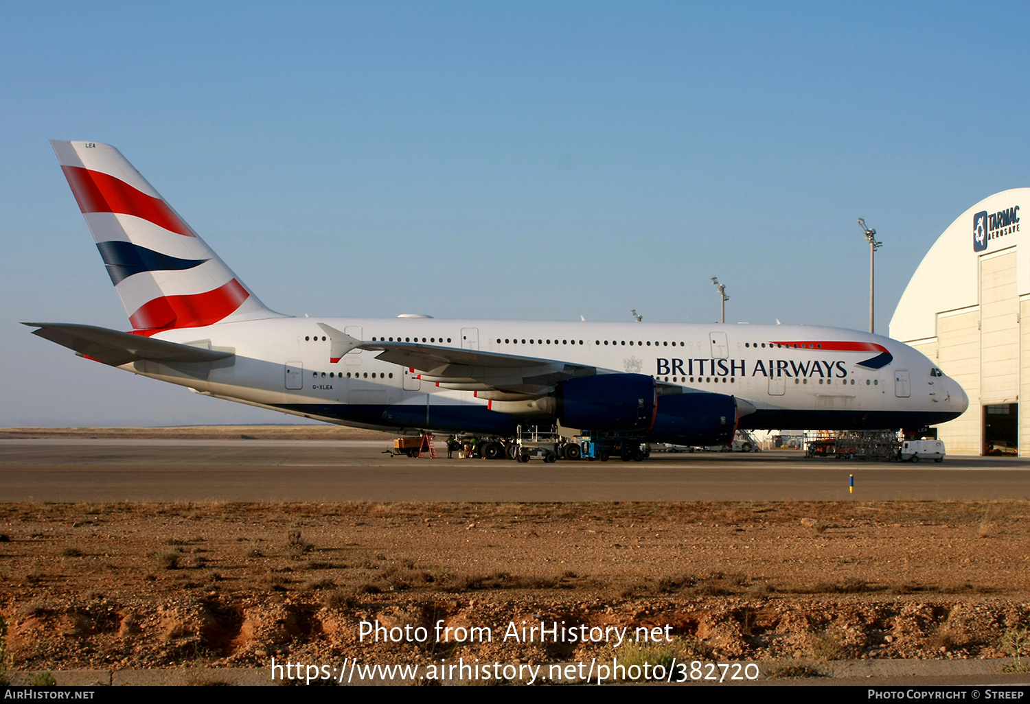 Aircraft Photo of G-XLEA | Airbus A380-841 | British Airways | AirHistory.net #382720