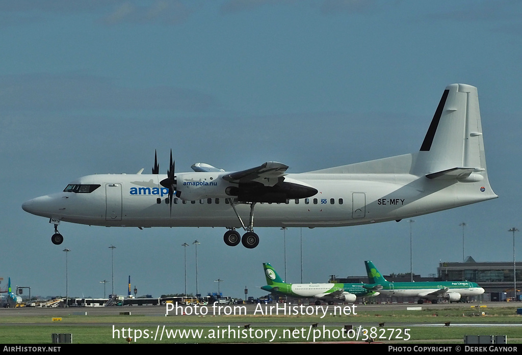 Aircraft Photo of SE-MFY | Fokker 50 | Amapola Flyg | AirHistory.net #382725