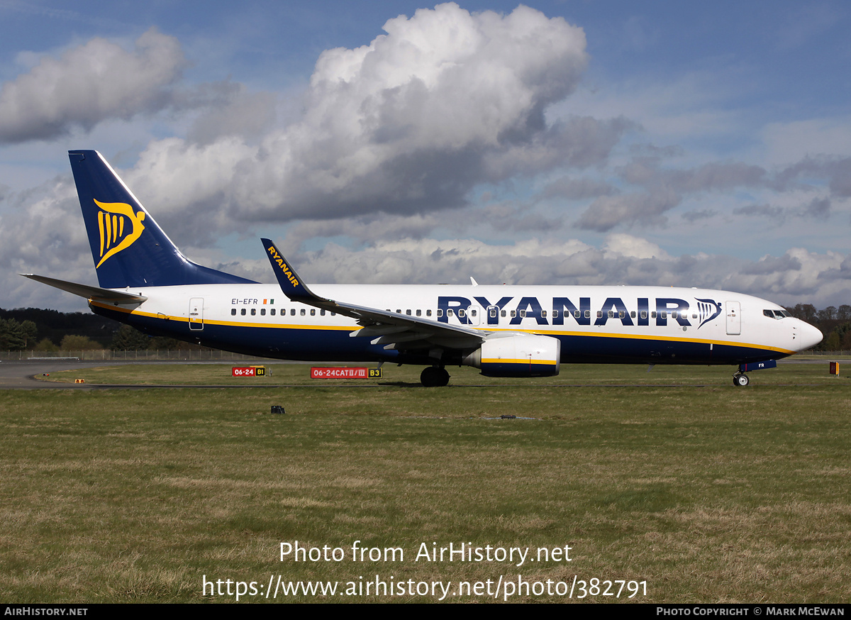 Aircraft Photo of EI-EFR | Boeing 737-8AS | Ryanair | AirHistory.net #382791