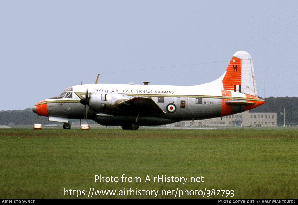 Aircraft Photo of WJ946 | Vickers 668 Varsity T.1 | UK - Air Force | AirHistory.net #382793