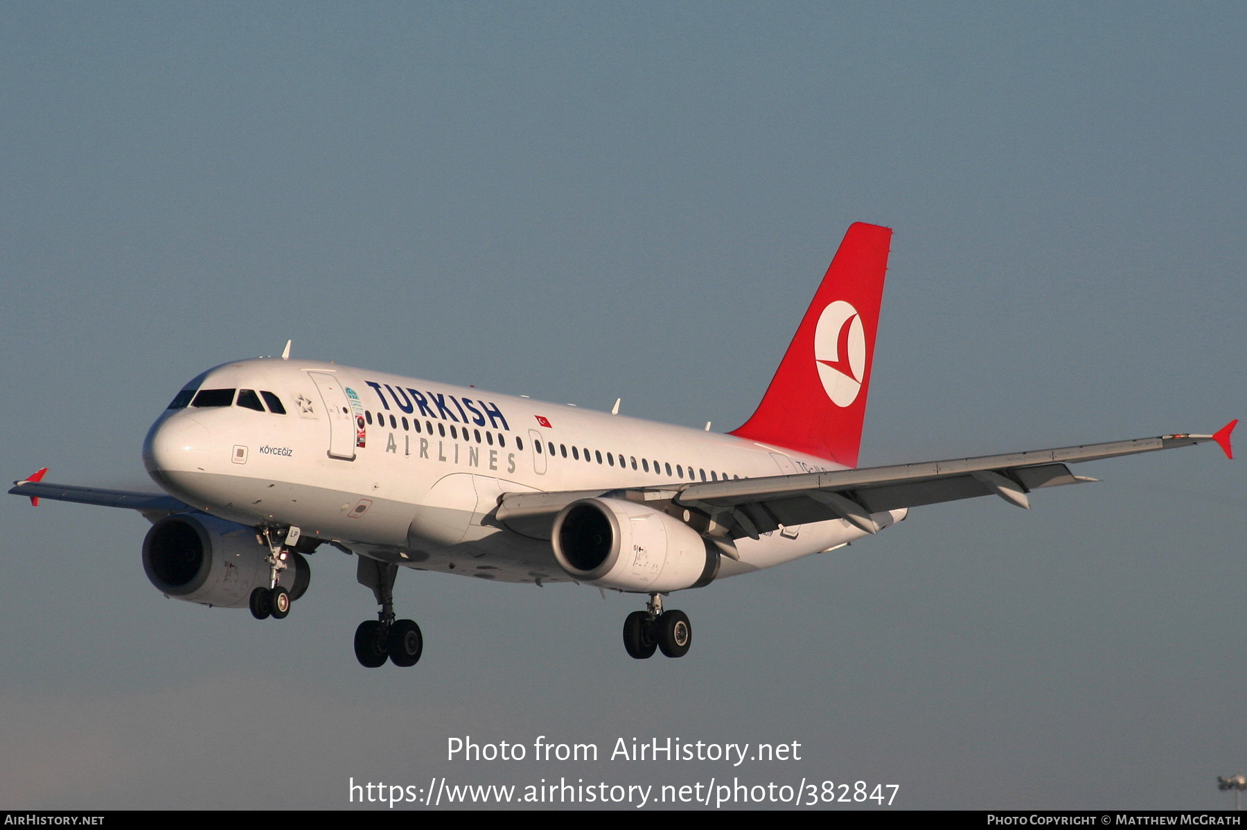 Aircraft Photo of TC-JLP | Airbus A319-132 | Turkish Airlines | AirHistory.net #382847