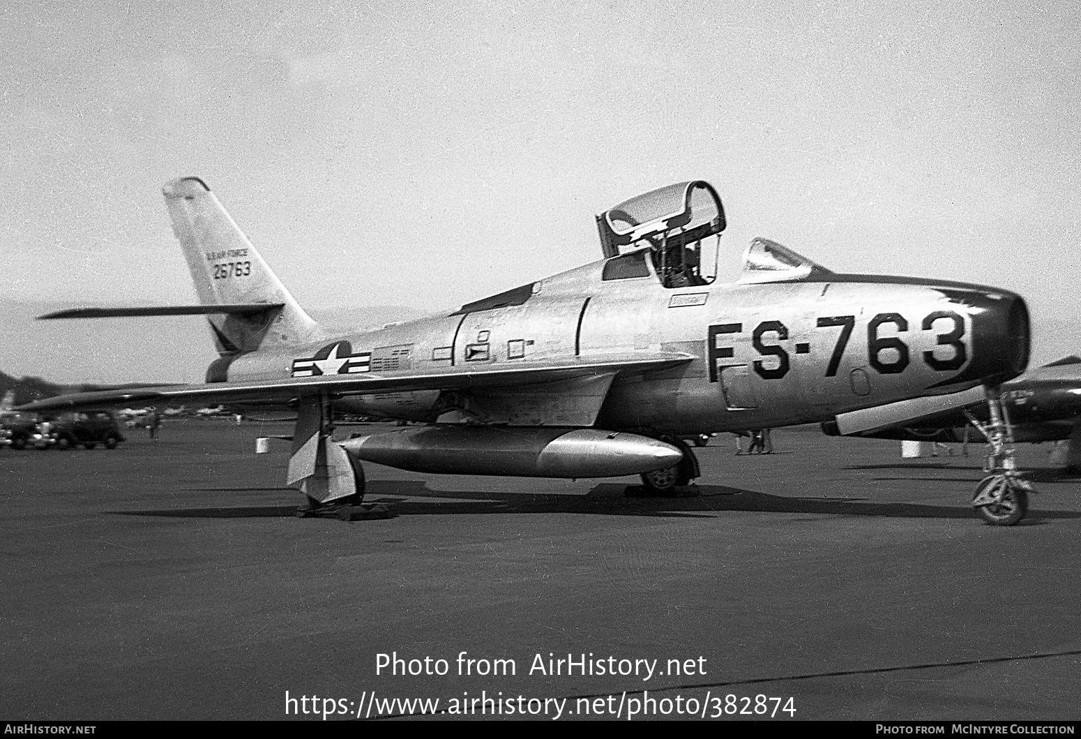 Aircraft Photo of 52-6763 / 26763 | Republic F-84F Thunderstreak | USA - Air Force | AirHistory.net #382874