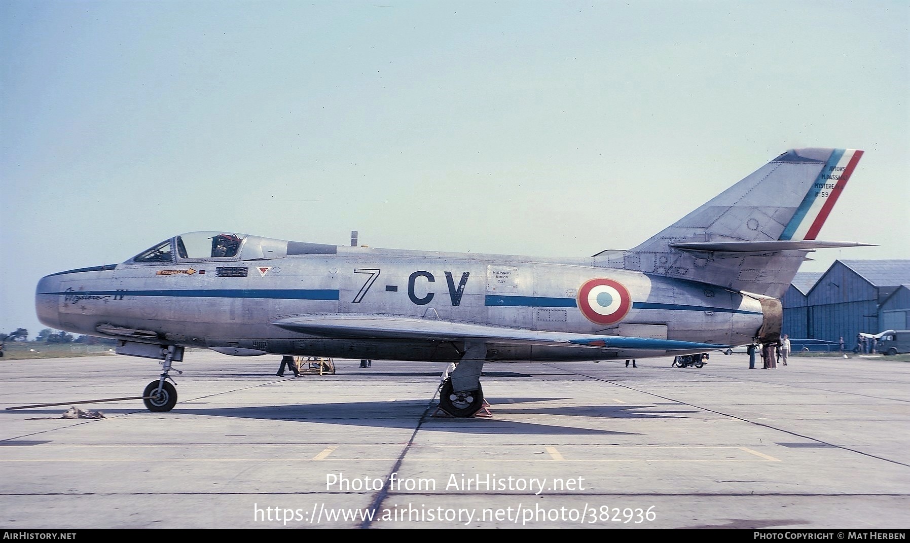 Aircraft Photo of 59 | Dassault MD-454 Mystere IV A | France - Air Force | AirHistory.net #382936