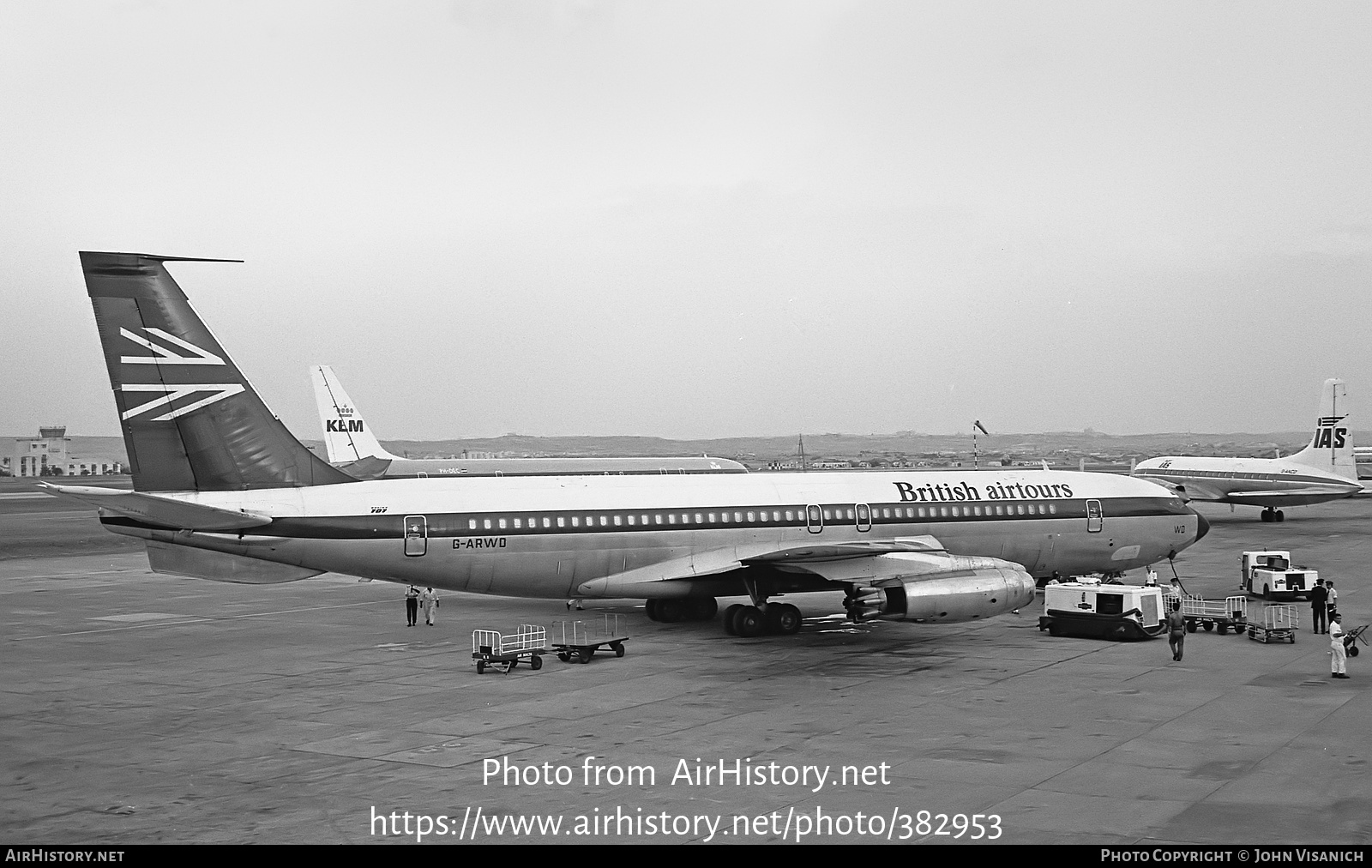 Aircraft Photo of G-ARWD | Boeing 707-465 | British Airtours | AirHistory.net #382953