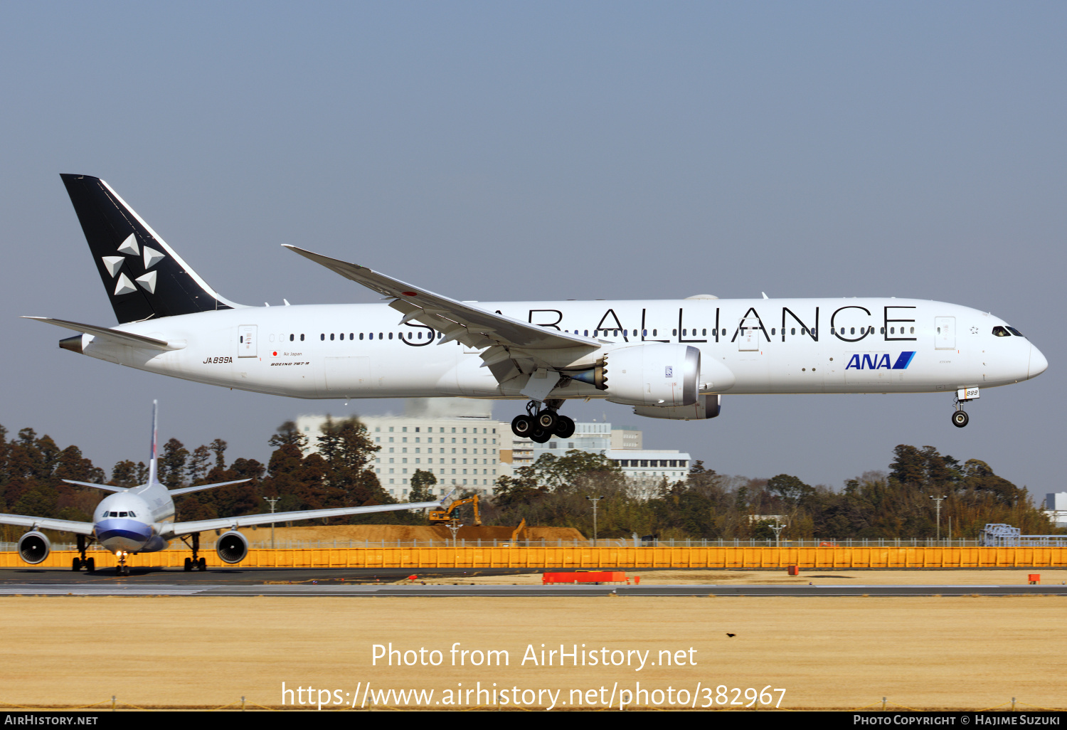 Aircraft Photo of JA899A | Boeing 787-9 Dreamliner | All Nippon Airways - ANA | AirHistory.net #382967