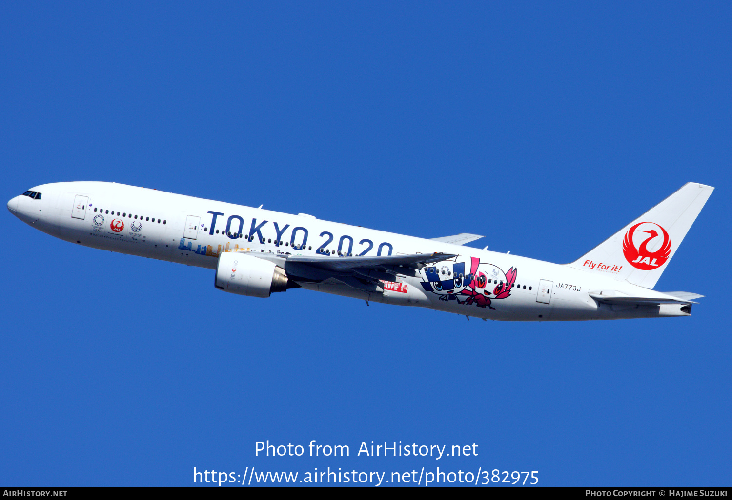 Aircraft Photo of JA773J | Boeing 777-246/ER | Japan Airlines - JAL | AirHistory.net #382975