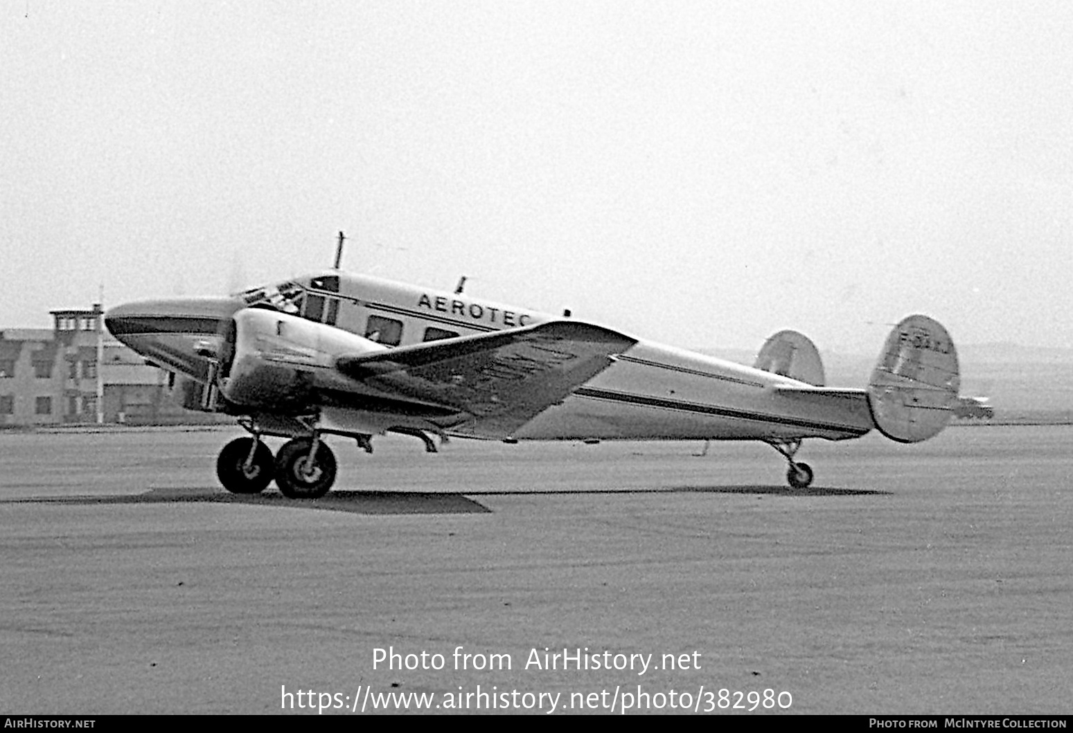 Aircraft Photo of F-OAXJ | Beech E18S | Aerotec | AirHistory.net #382980