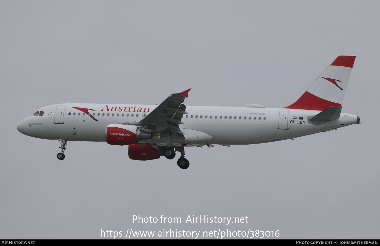 Aircraft Photo of OE-LBY | Airbus A320-214 | Austrian Airlines | AirHistory.net #383016