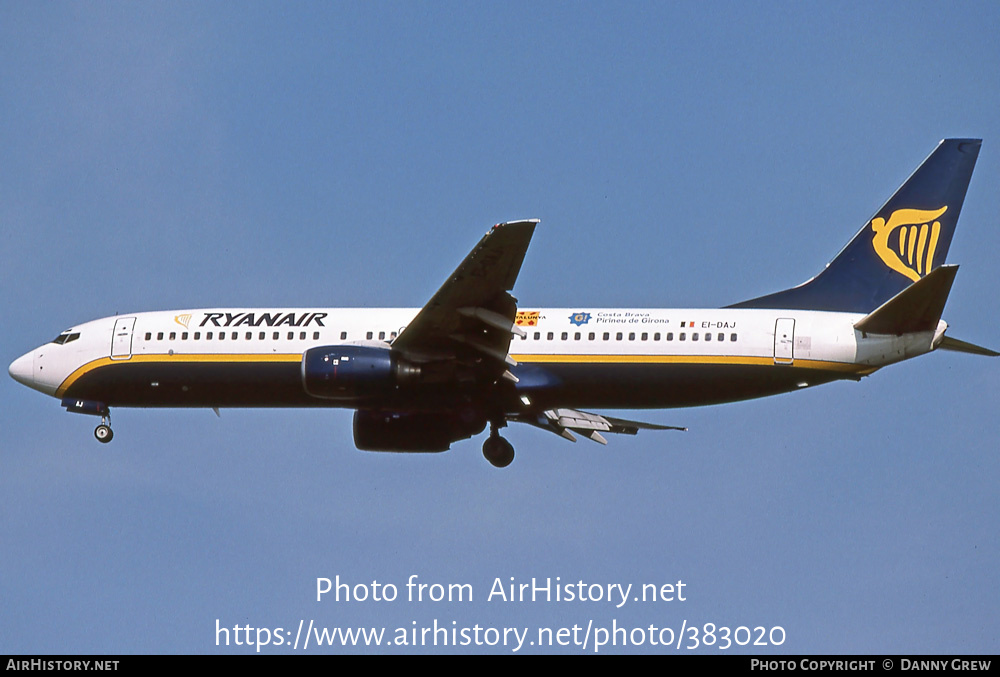 Aircraft Photo of EI-DAJ | Boeing 737-8AS | Ryanair | AirHistory.net #383020