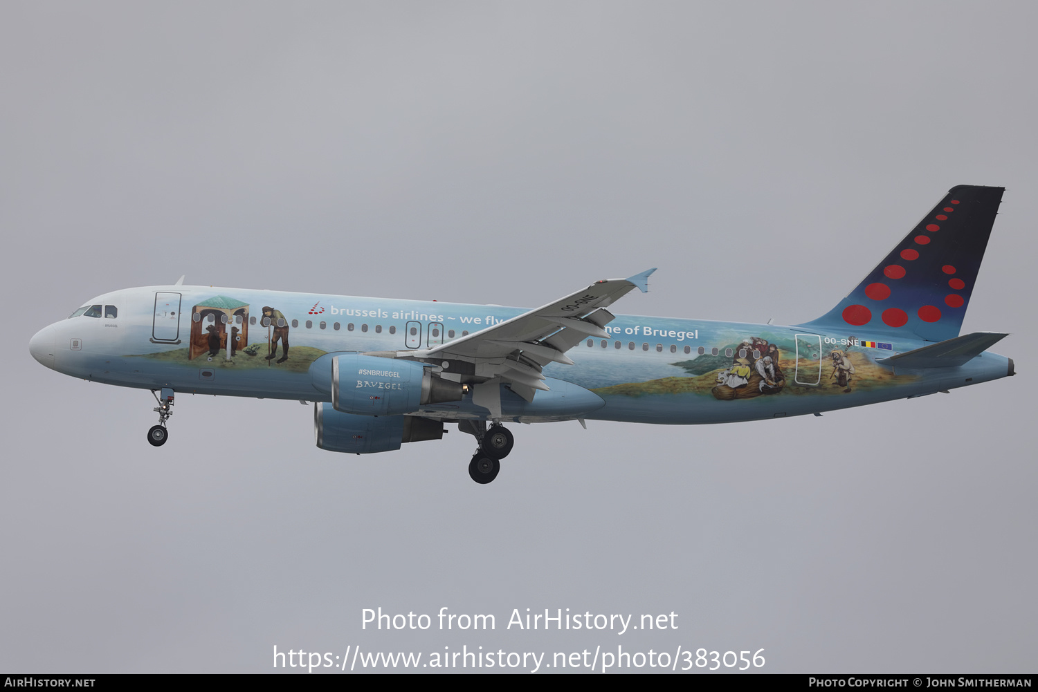 Aircraft Photo of OO-SNE | Airbus A320-214 | Brussels Airlines | AirHistory.net #383056