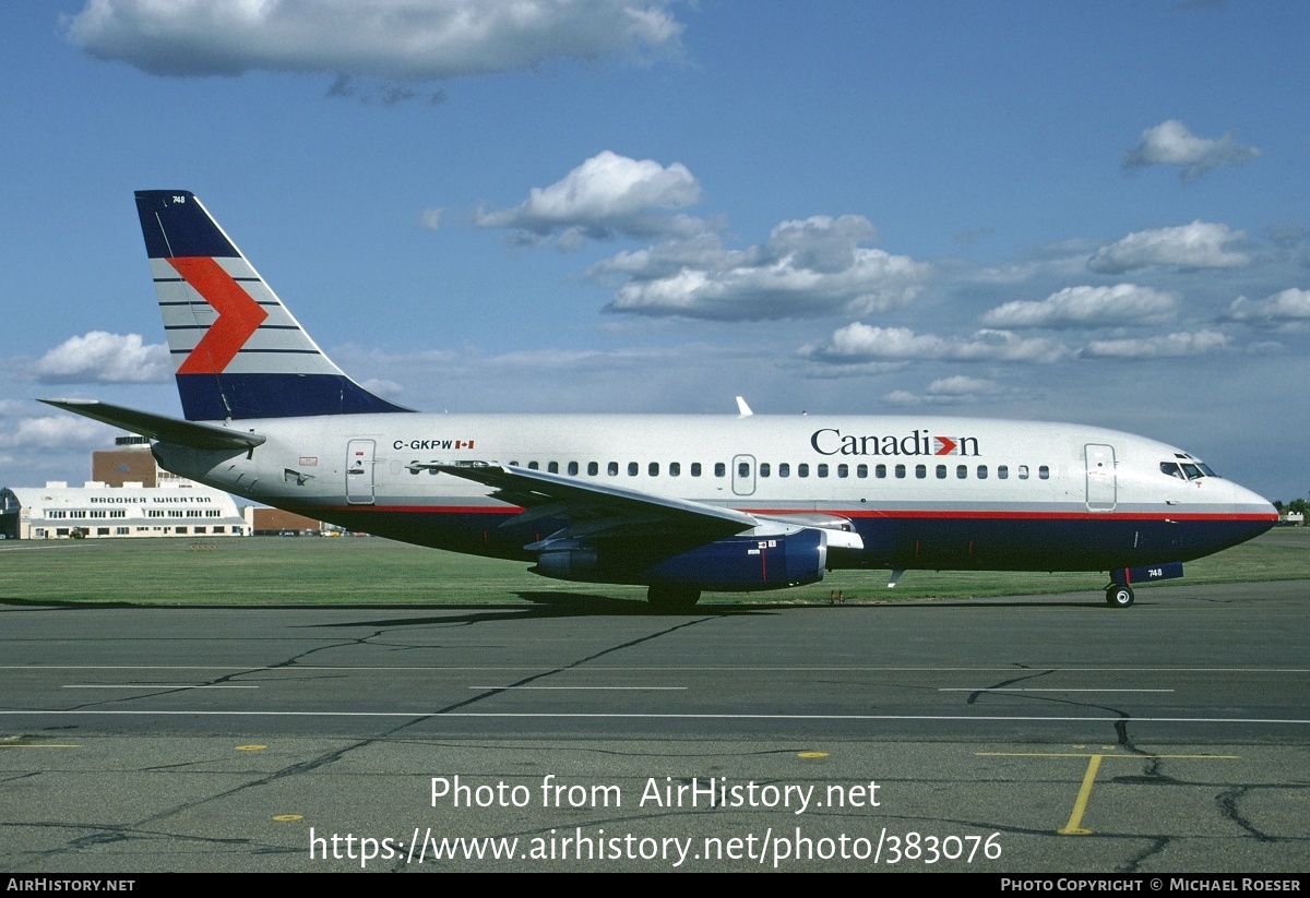 Aircraft Photo of C-GKPW | Boeing 737-275/Adv | Canadian Airlines | AirHistory.net #383076