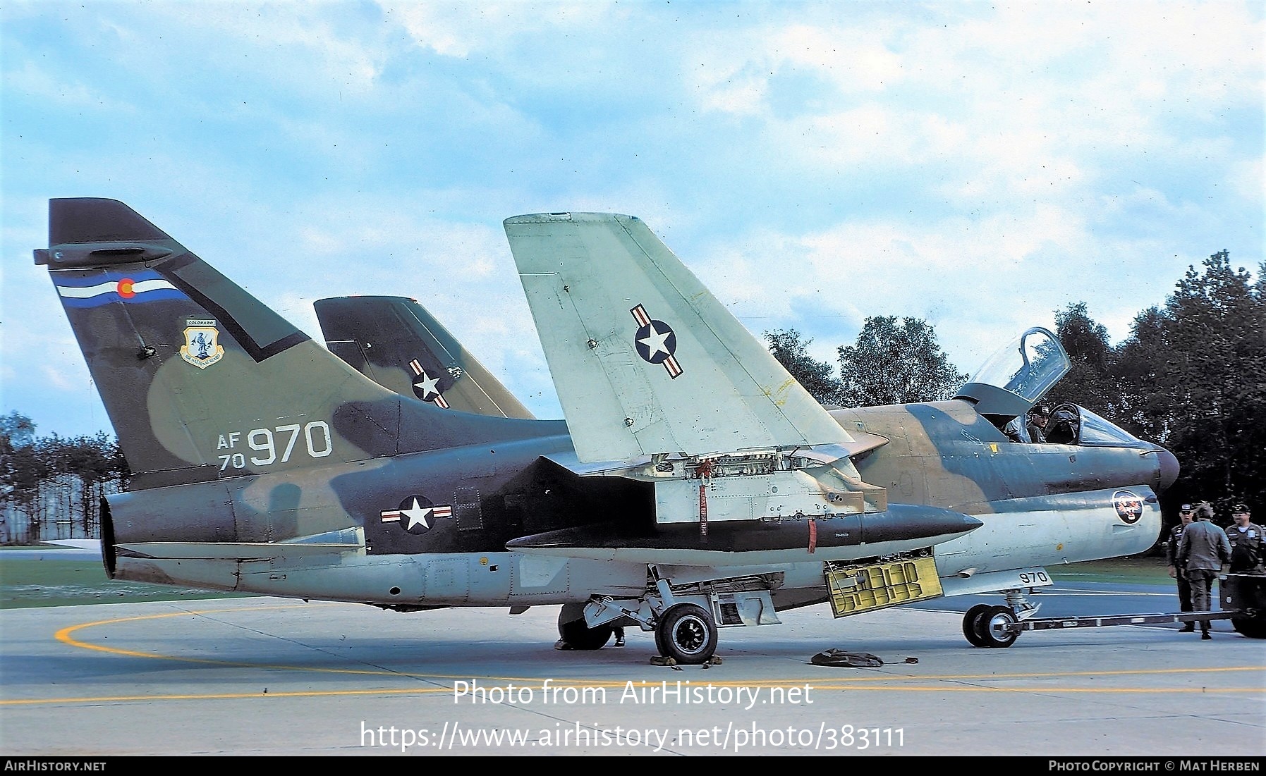 Aircraft Photo of 70-0970 / AF70-970 | LTV A-7D Corsair II | USA - Air Force | AirHistory.net #383111