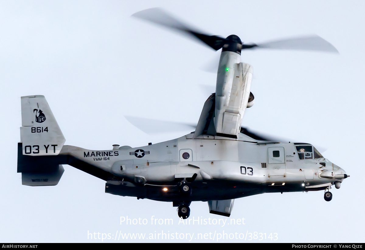 Aircraft Photo of 168614 / 8614 | Bell-Boeing MV-22B Osprey | USA - Marines | AirHistory.net #383143