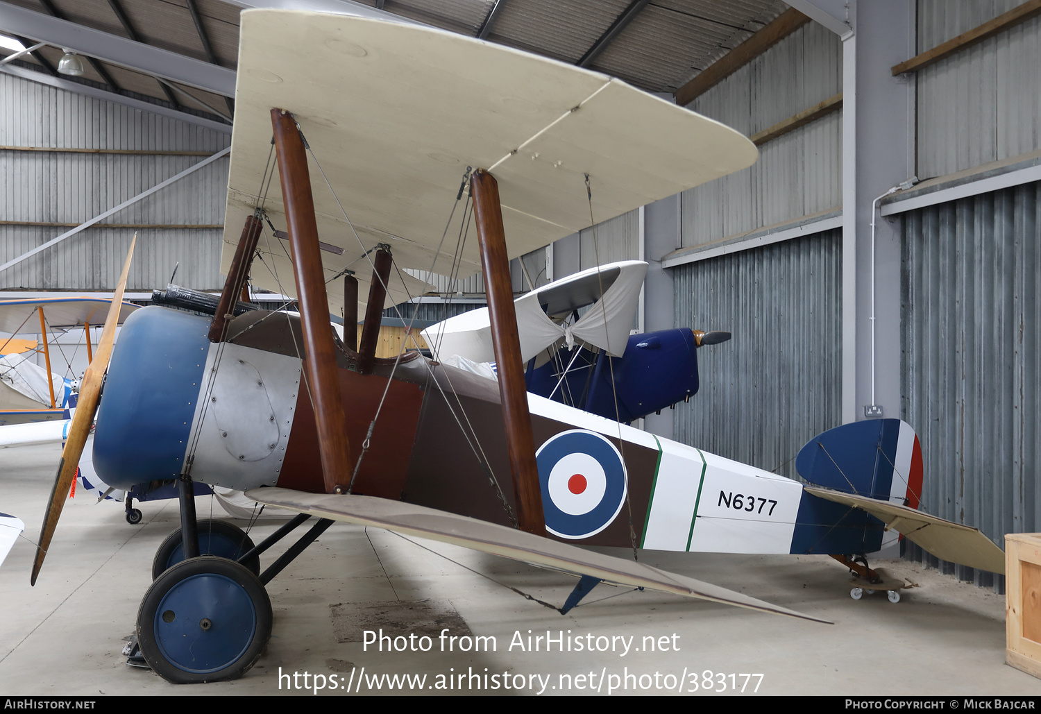 Aircraft Photo of G-BPOB / N6377 | Sopwith Camel (replica) | UK - Air Force | AirHistory.net #383177