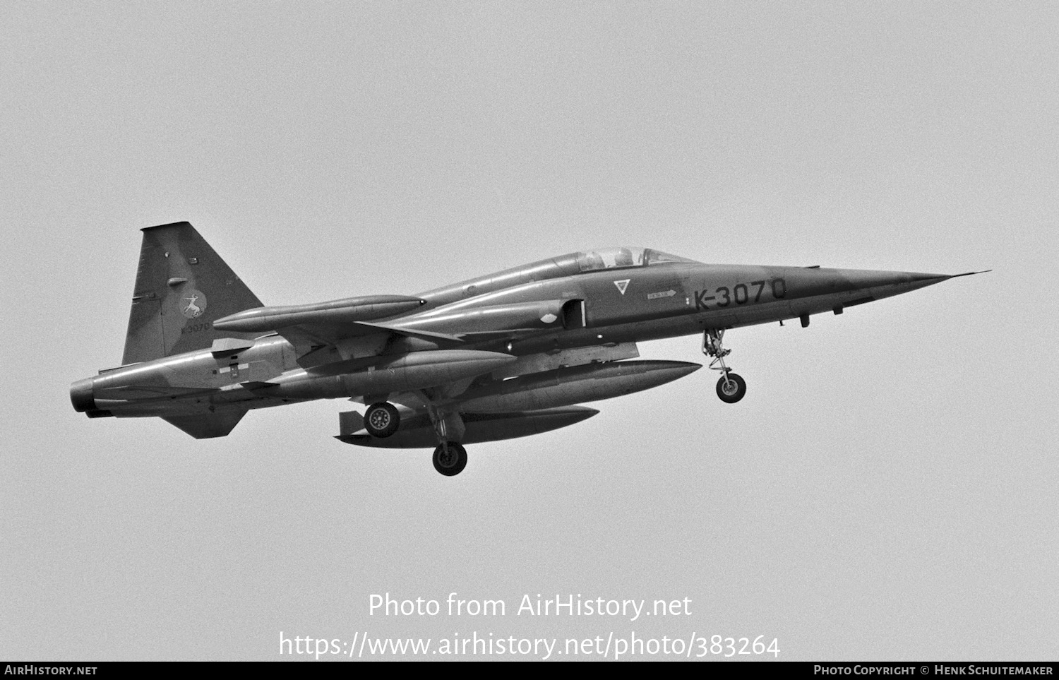 Aircraft Photo of K-3070 | Canadair NF-5A | Netherlands - Air Force | AirHistory.net #383264