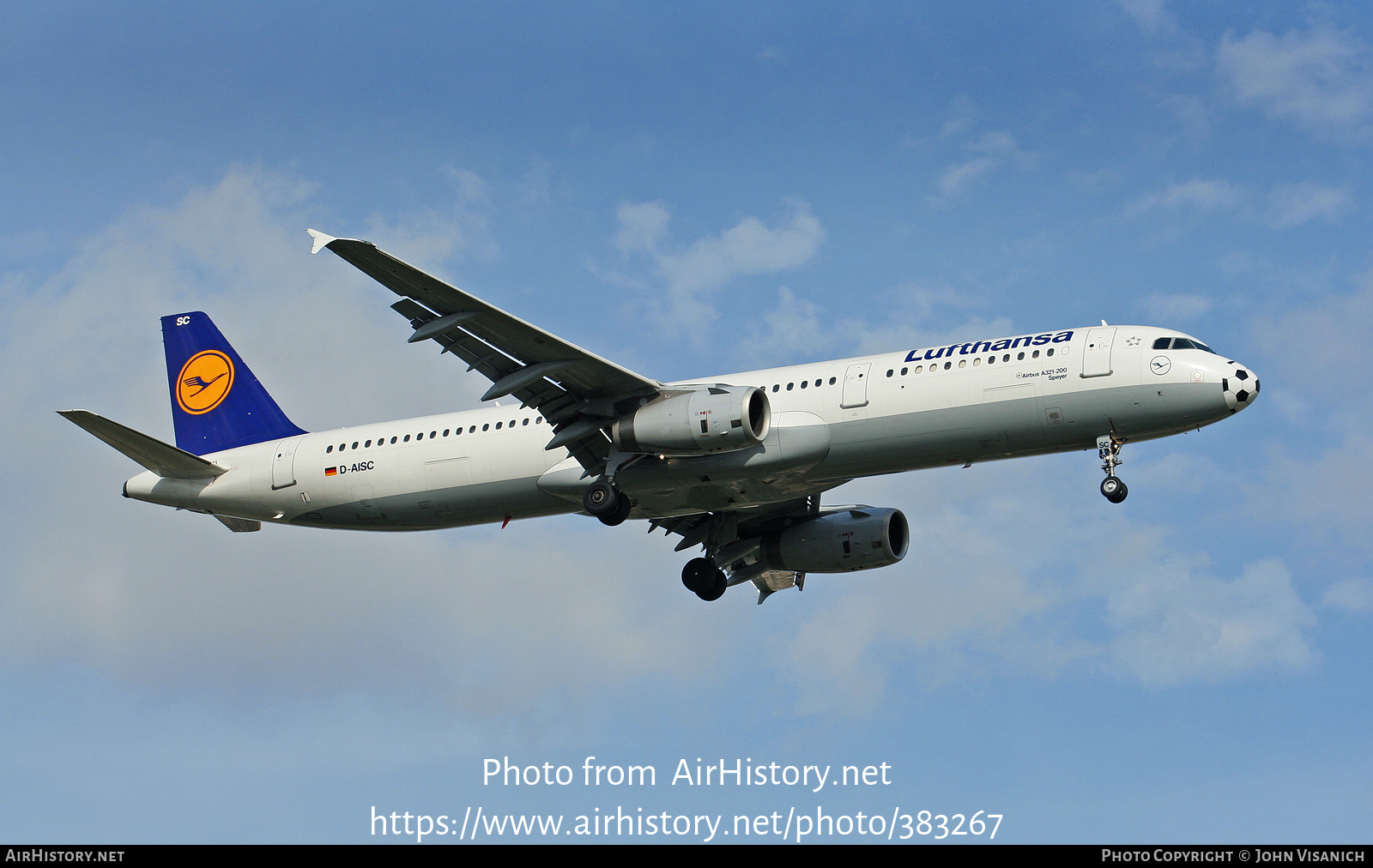 Aircraft Photo of D-AISC | Airbus A321-231 | Lufthansa | AirHistory.net #383267