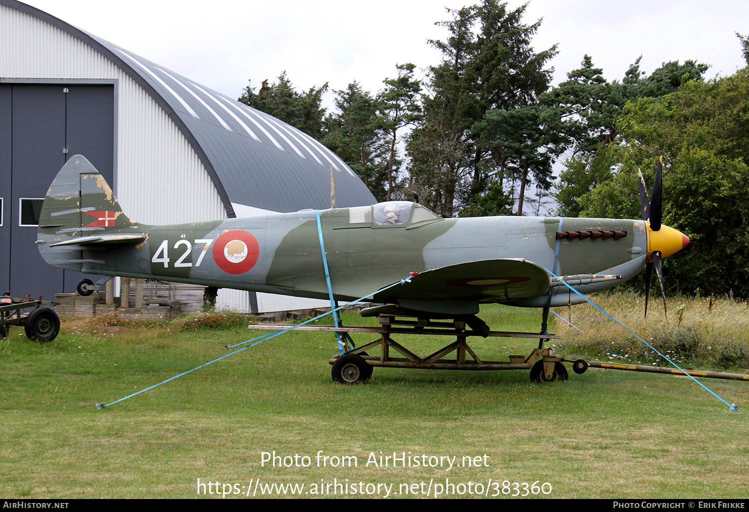 Aircraft Photo of 41-427 | Supermarine 361 Spitfire HF9E (model) | Denmark - Air Force | AirHistory.net #383360