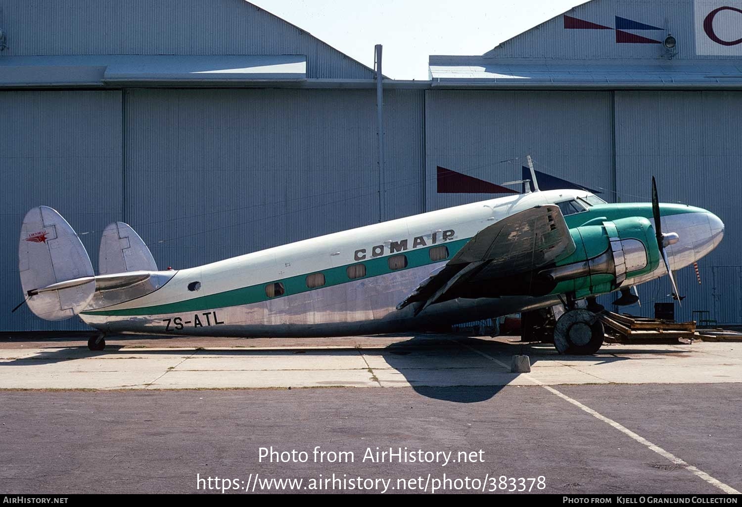 Aircraft Photo of ZS-ATL | Lockheed 18-08 Lodestar | Comair | AirHistory.net #383378