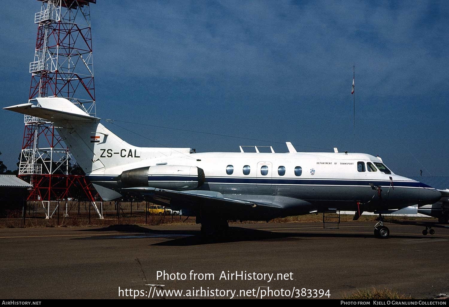 Aircraft Photo of ZS-CAL | Hawker Siddeley HS-125-F3B/RA | Department of Transport / Departement Van Vervoer | AirHistory.net #383394