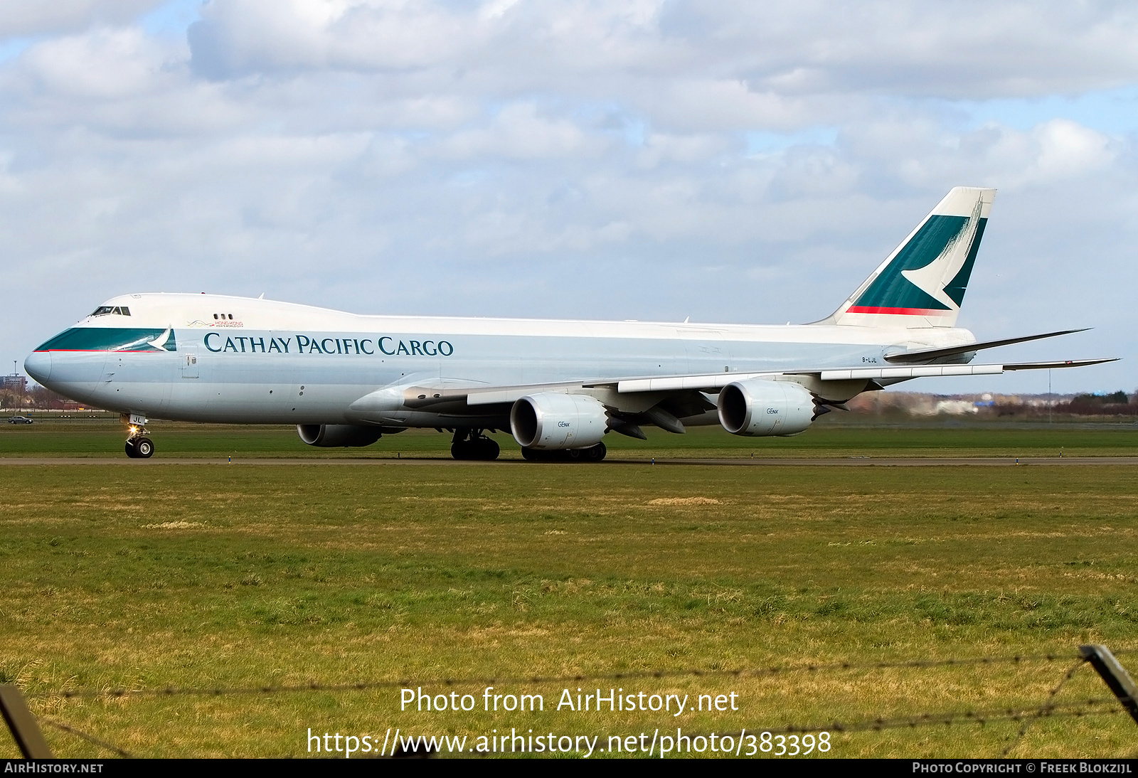 Aircraft Photo of B-LJL | Boeing 747-867F/SCD | Cathay Pacific Airways Cargo | AirHistory.net #383398