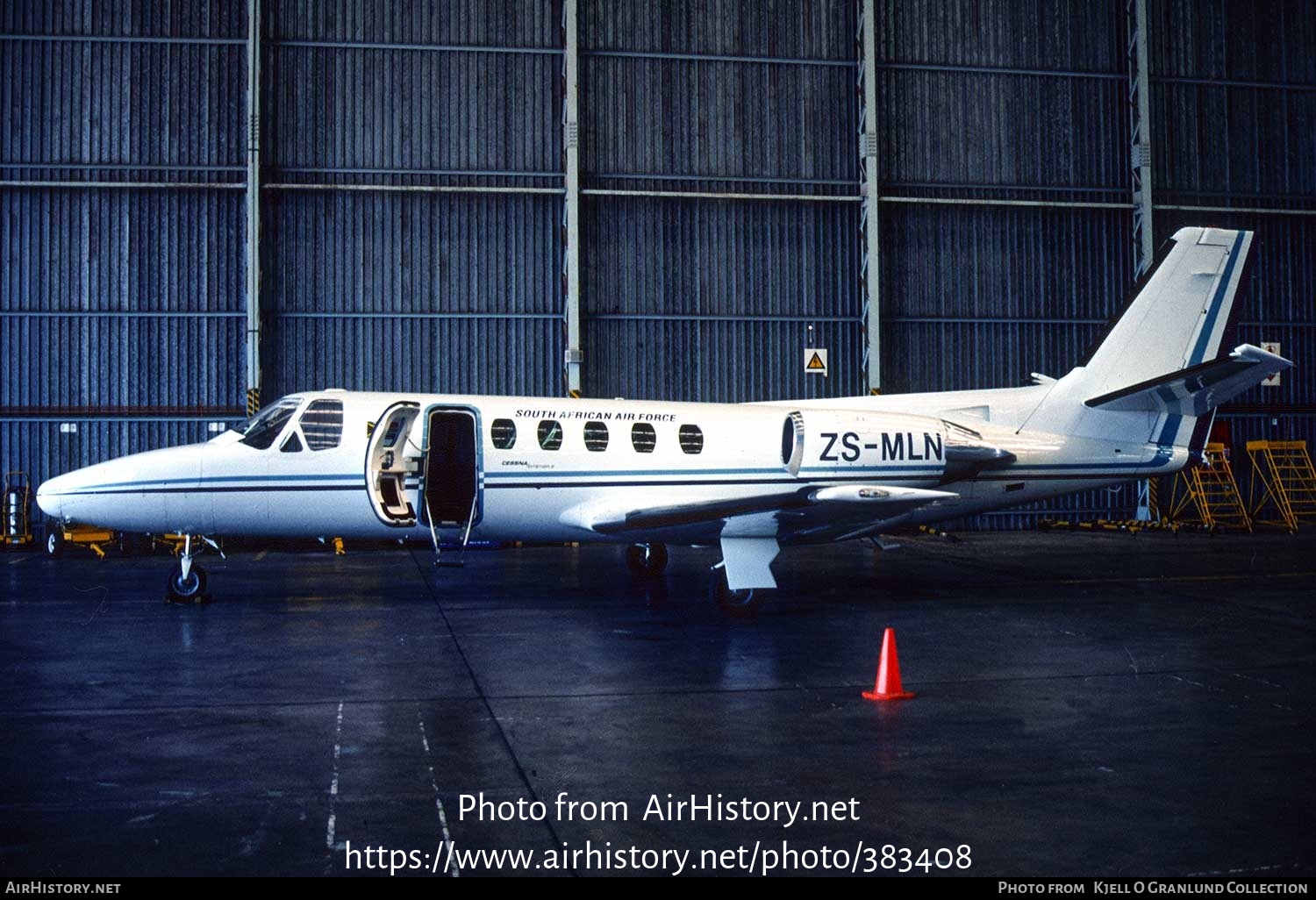 Aircraft Photo of ZS-MLN | Cessna 551 Citation II/SP | South Africa - Air Force | AirHistory.net #383408