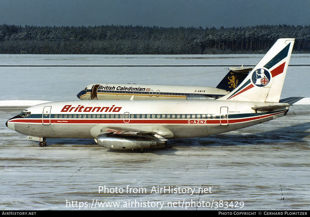 Aircraft Photo of G-AZNZ | Boeing 737-222 | Britannia Airways | AirHistory.net #383429