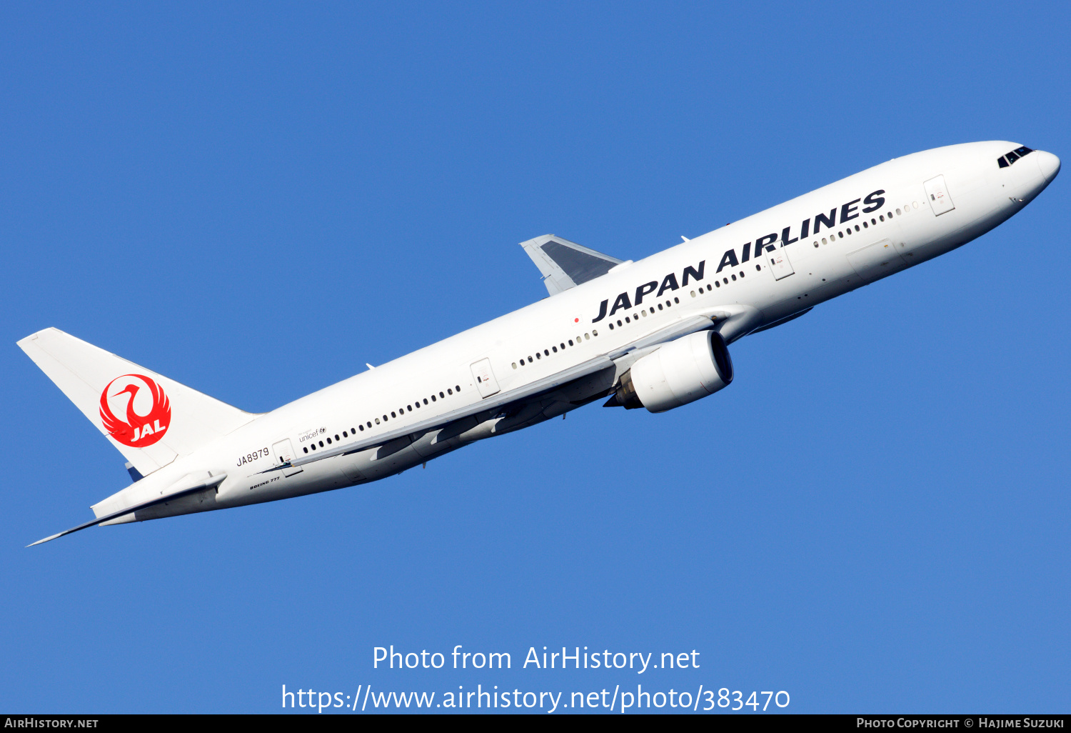 Aircraft Photo of JA8979 | Boeing 777-289 | Japan Airlines - JAL | AirHistory.net #383470