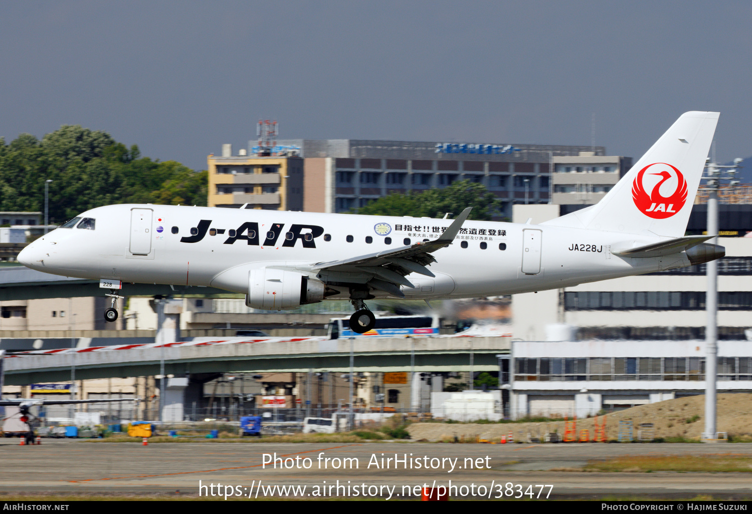 Aircraft Photo of JA228J | Embraer 170STD (ERJ-170-100STD) | J-Air | AirHistory.net #383477