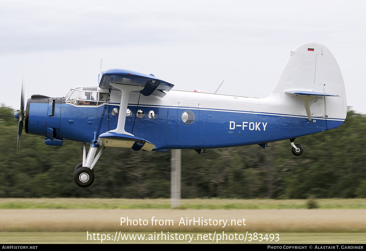 Aircraft Photo of D-FOKY | Antonov An-2TD | AirHistory.net #383493