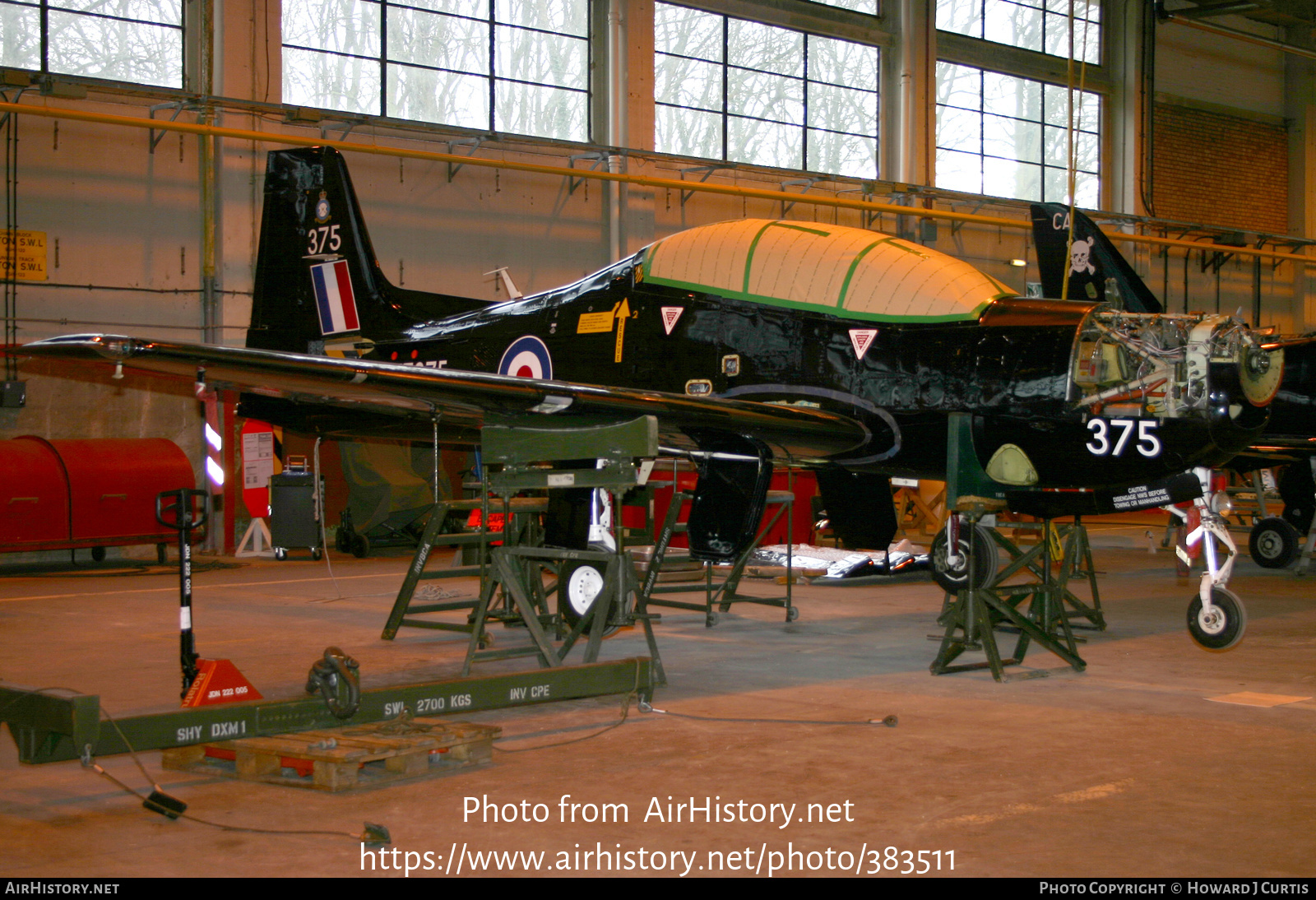 Aircraft Photo of ZF375 | Short S-312 Tucano T1 | UK - Air Force | AirHistory.net #383511