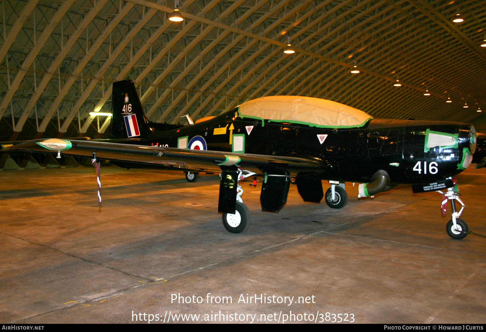 Aircraft Photo of ZF416 | Short S-312 Tucano T1 | UK - Air Force | AirHistory.net #383523