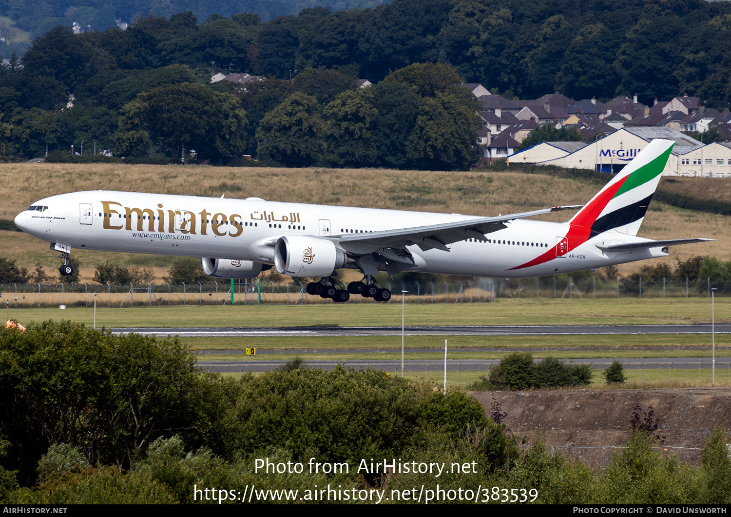 Aircraft Photo of A6-EGH | Boeing 777-31H/ER | Emirates | AirHistory.net #383539