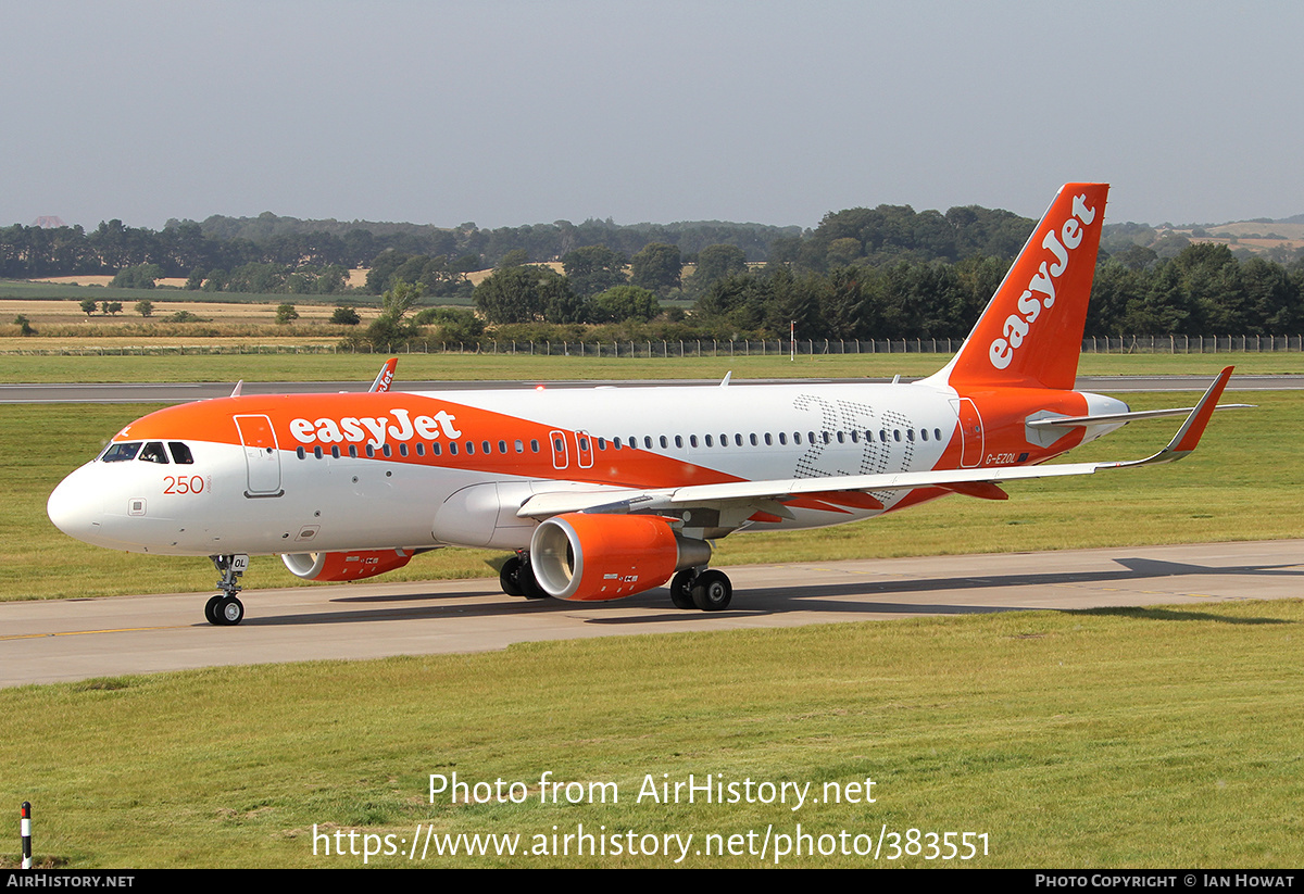 Aircraft Photo of G-EZOL | Airbus A320-214 | EasyJet | AirHistory.net ...