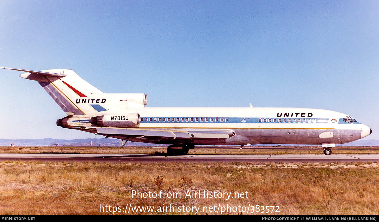 Aircraft Photo of N7015U | Boeing 727-22 | United Air Lines | AirHistory.net #383572