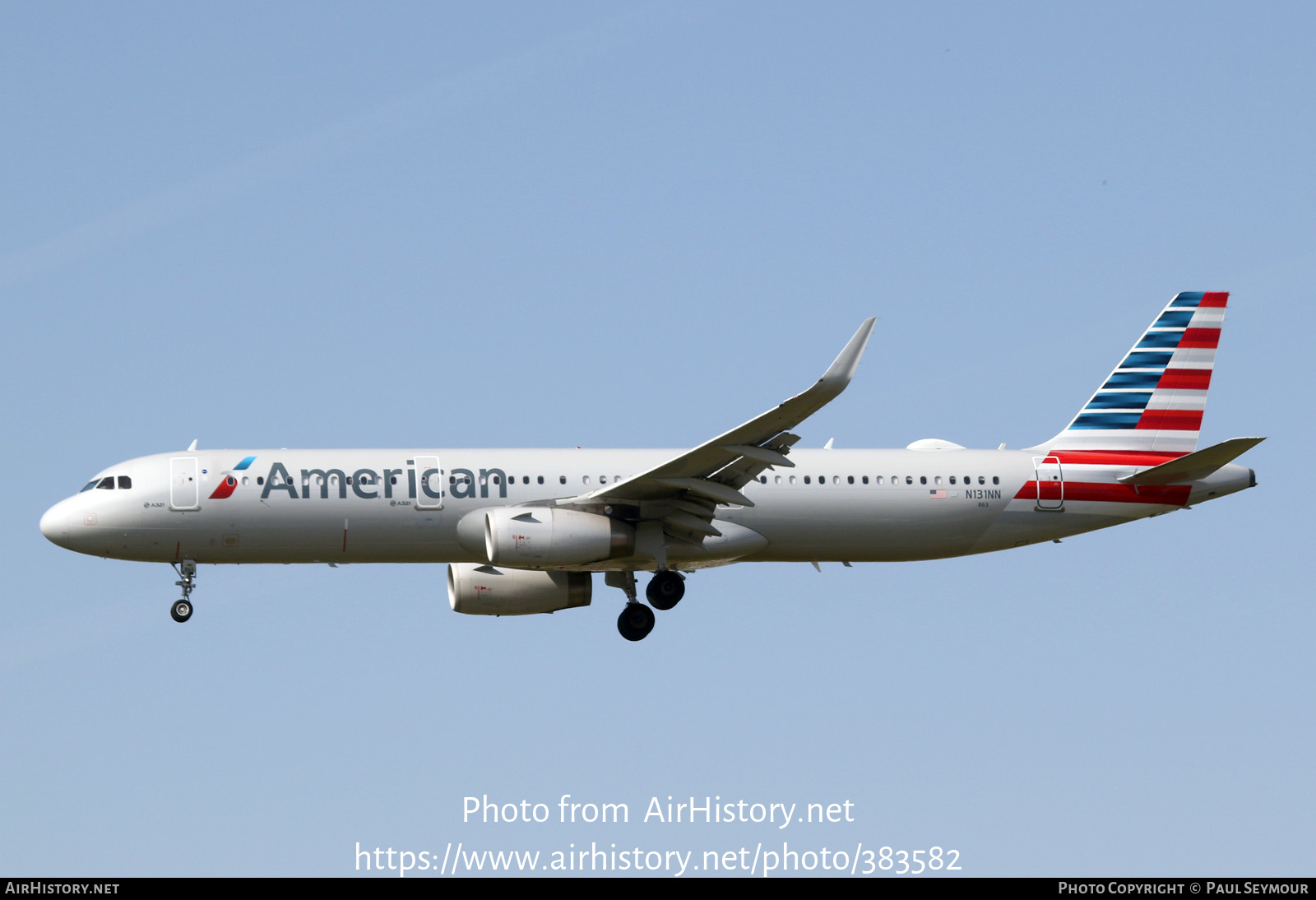 Aircraft Photo of N131NN | Airbus A321-231 | American Airlines | AirHistory.net #383582