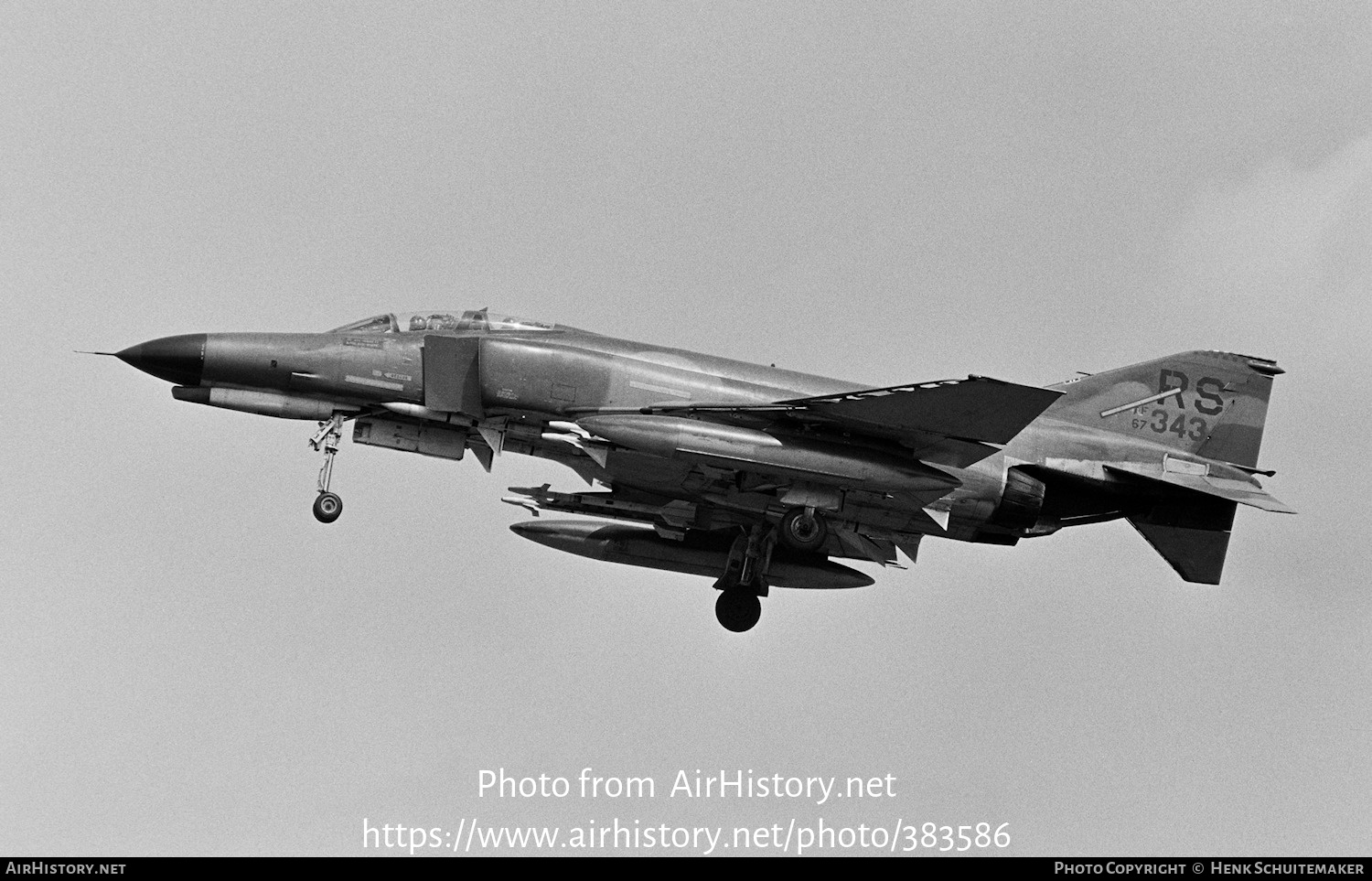 Aircraft Photo of 67-0343 / AF67-343 | McDonnell Douglas F-4E Phantom II | USA - Air Force | AirHistory.net #383586