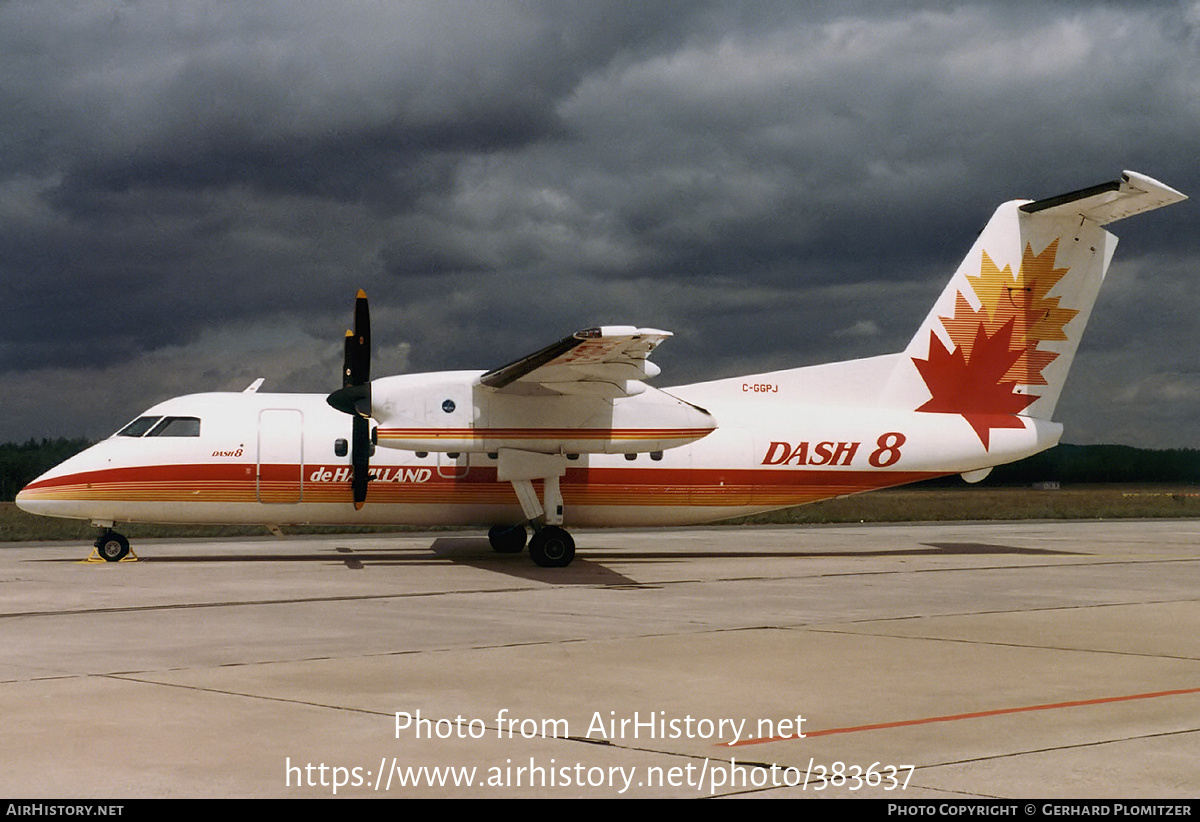 Aircraft Photo of C-GGPJ | De Havilland Canada DHC-8-102 Dash 8 | De Havilland Canada | AirHistory.net #383637