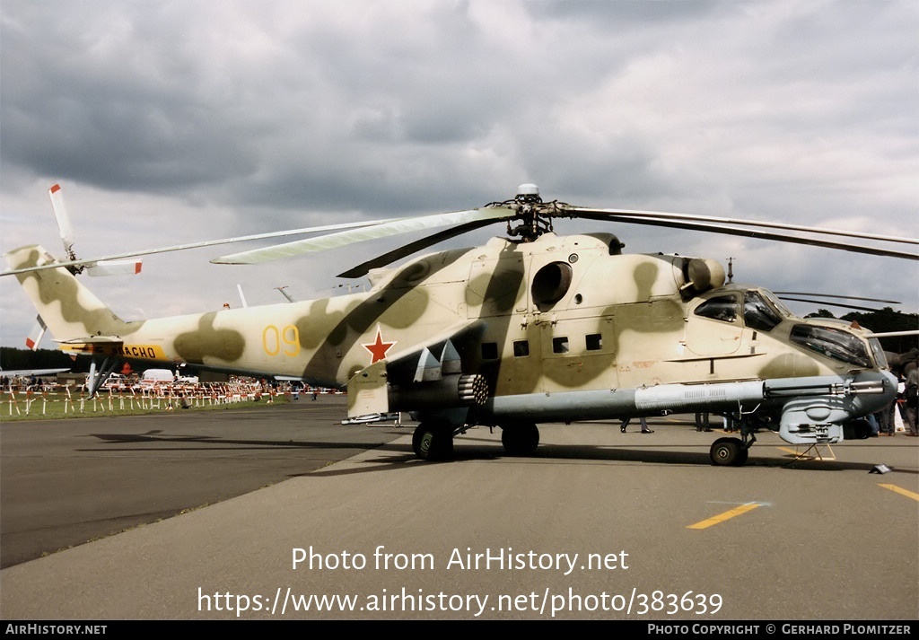 Aircraft Photo of 09 yellow | Mil Mi-24V | Russia - Air Force | AirHistory.net #383639