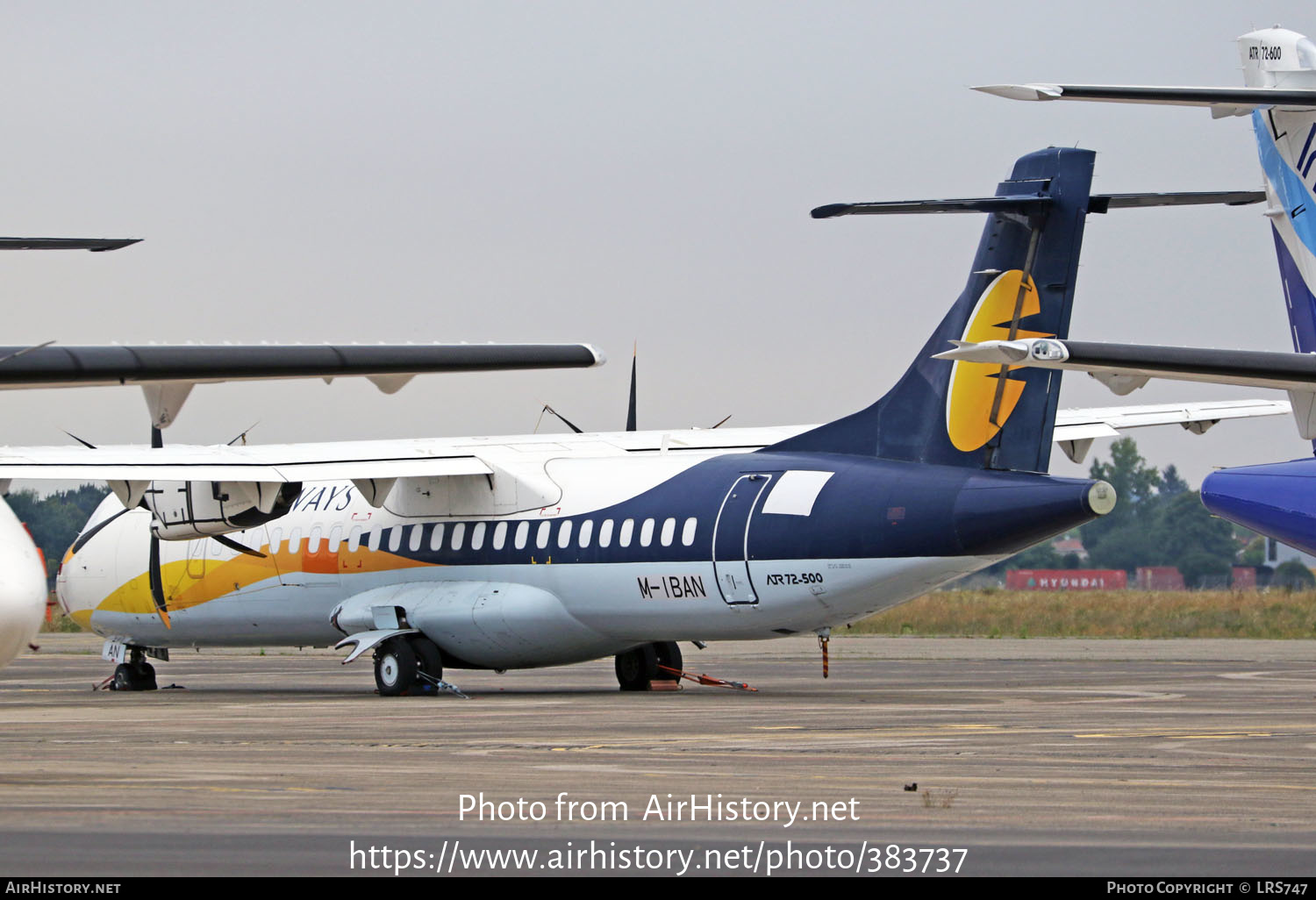 Aircraft Photo of M-IBAN | ATR ATR-72-500 (ATR-72-212A) | Jet Airways | AirHistory.net #383737