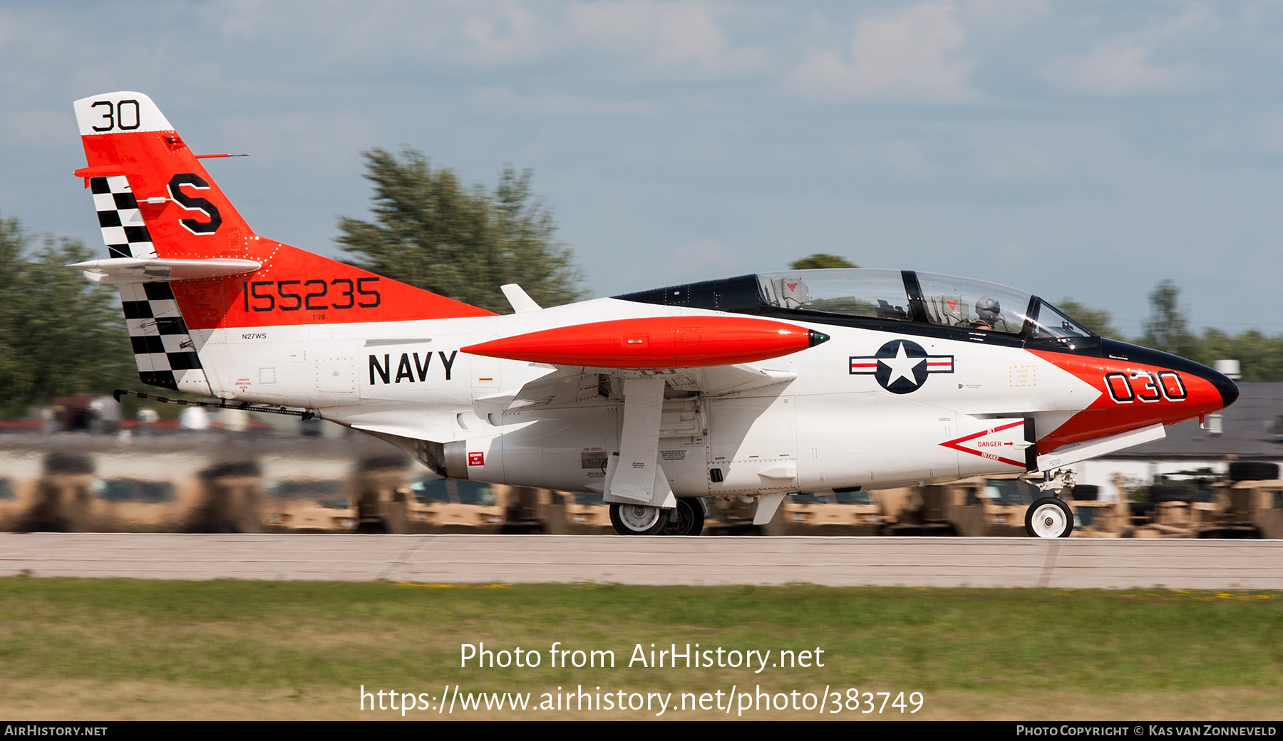 Aircraft Photo of N27WS / 155235 | North American T-2B Buckeye | USA - Navy | AirHistory.net #383749