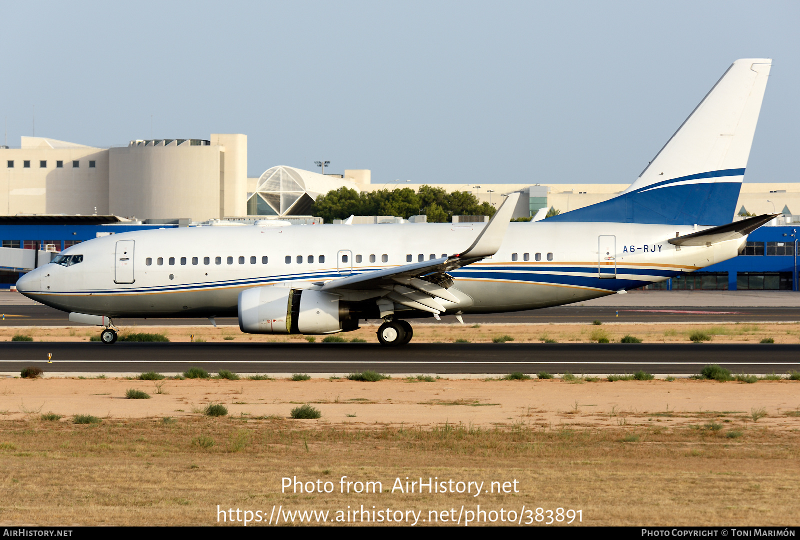 Aircraft Photo of A6-RJY | Boeing 737-7Z5 BBJ | AirHistory.net #383891