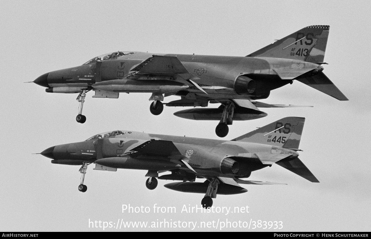 Aircraft Photo of 68-0445 / AF68-445 | McDonnell Douglas F-4E Phantom II | USA - Air Force | AirHistory.net #383933