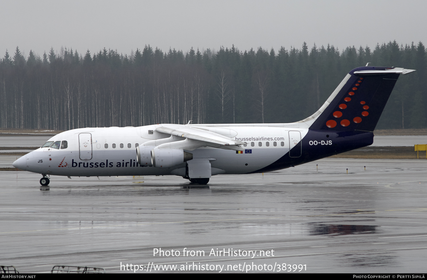 Aircraft Photo of OO-DJS | British Aerospace Avro 146-RJ85 | Brussels Airlines | AirHistory.net #383991