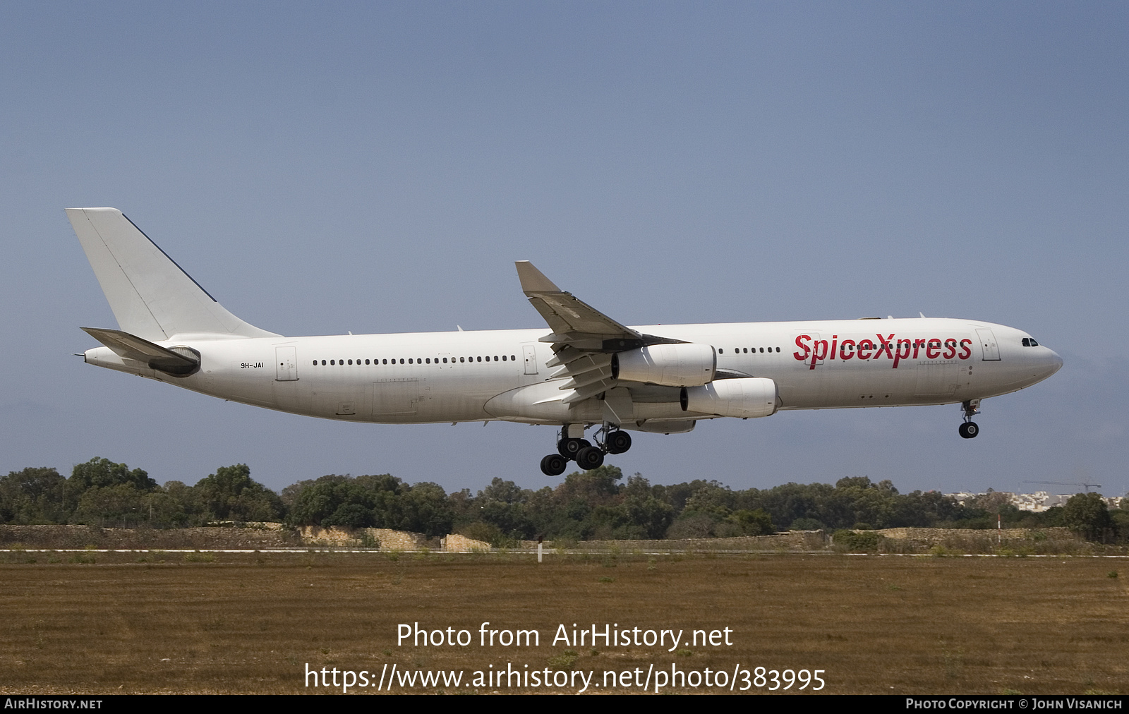 Aircraft Photo of 9H-JAI | Airbus A340-313 | SpiceXpress | AirHistory.net #383995